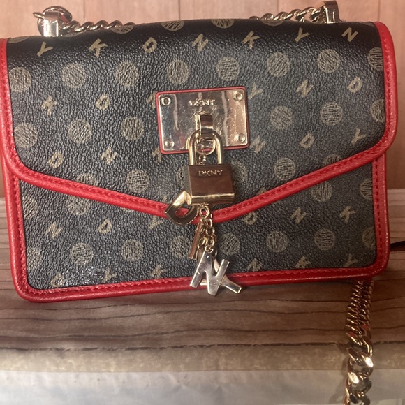 DKNY Black and Red Purse - Picture 5 of 5